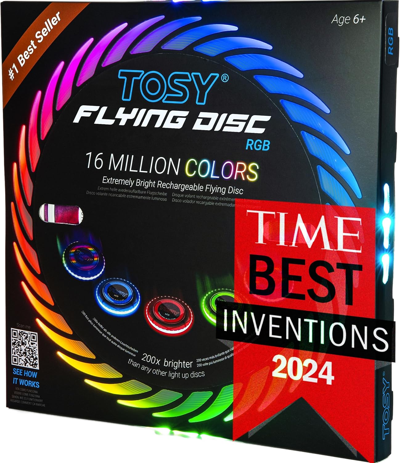 Flying LED Disc