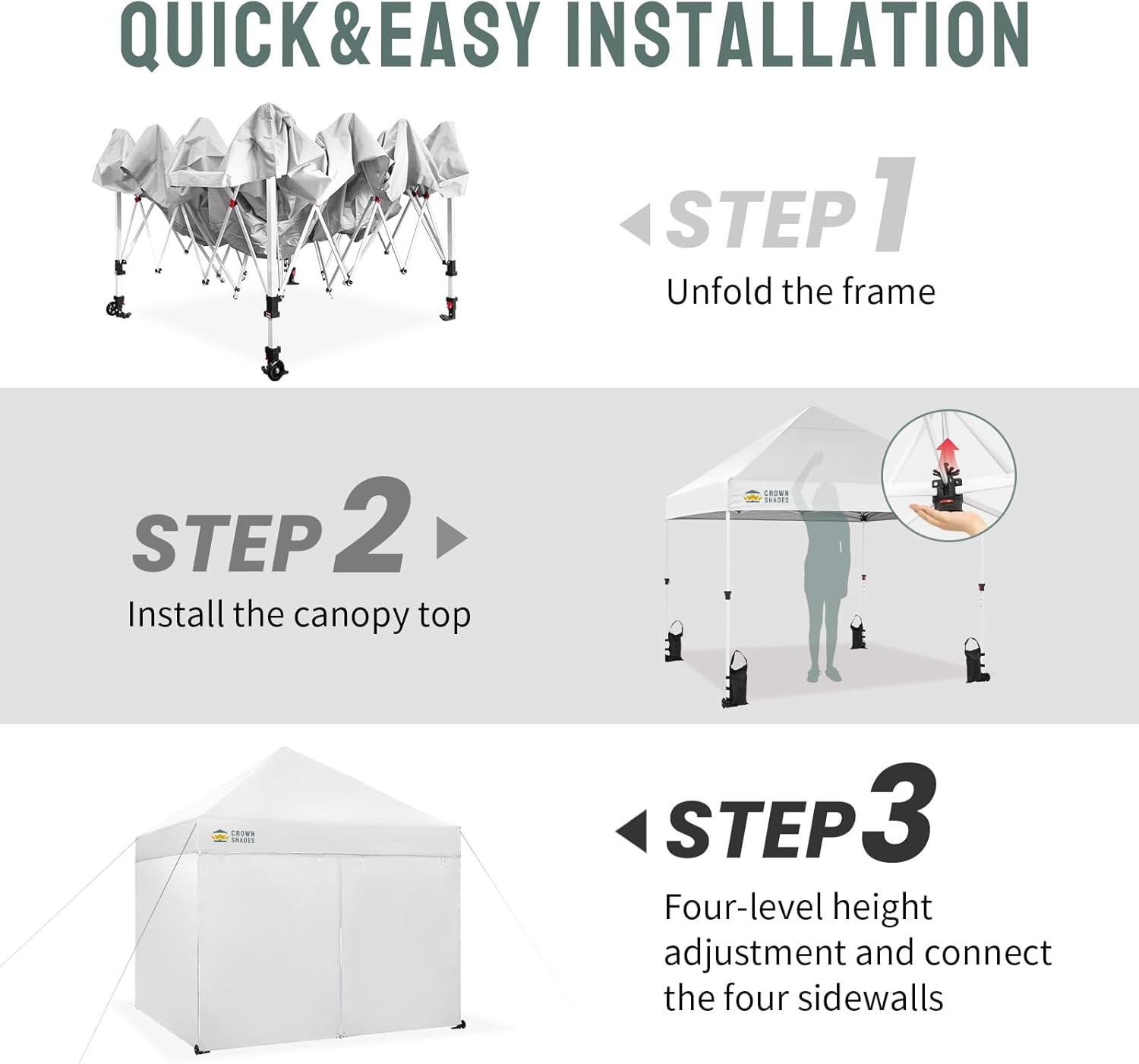 PopUp Canopy Tent 10ft