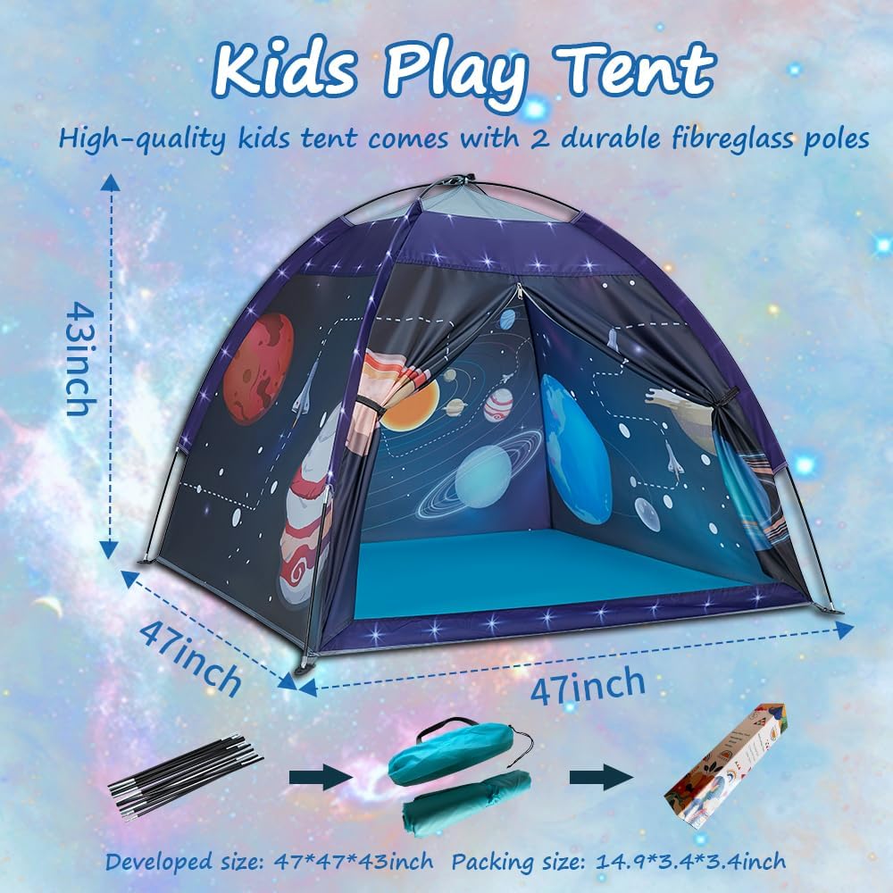 Space Tent (blue and black)