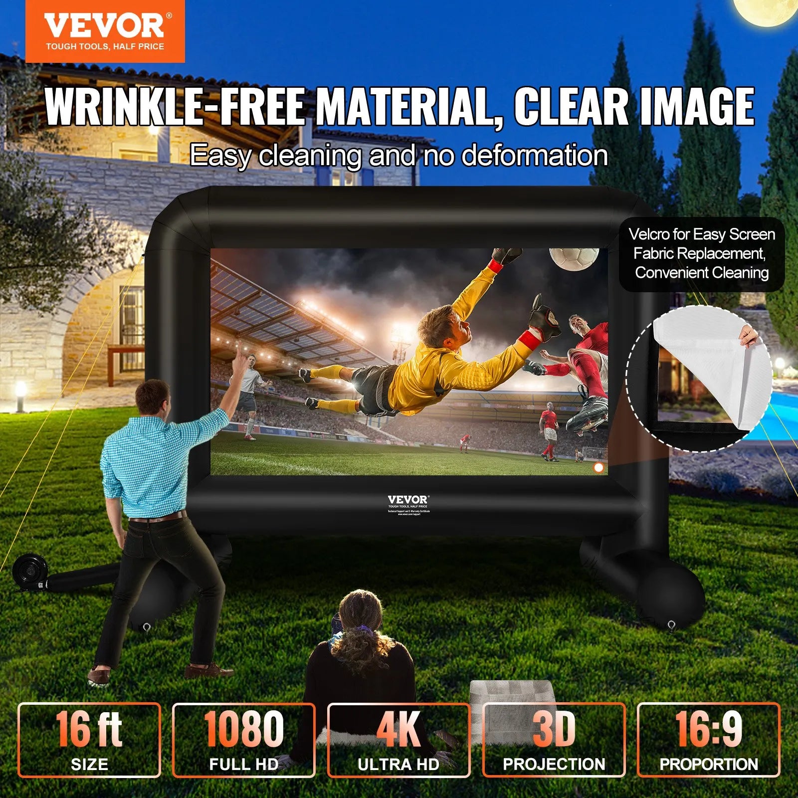 Vevor Inflatable Movie Screen