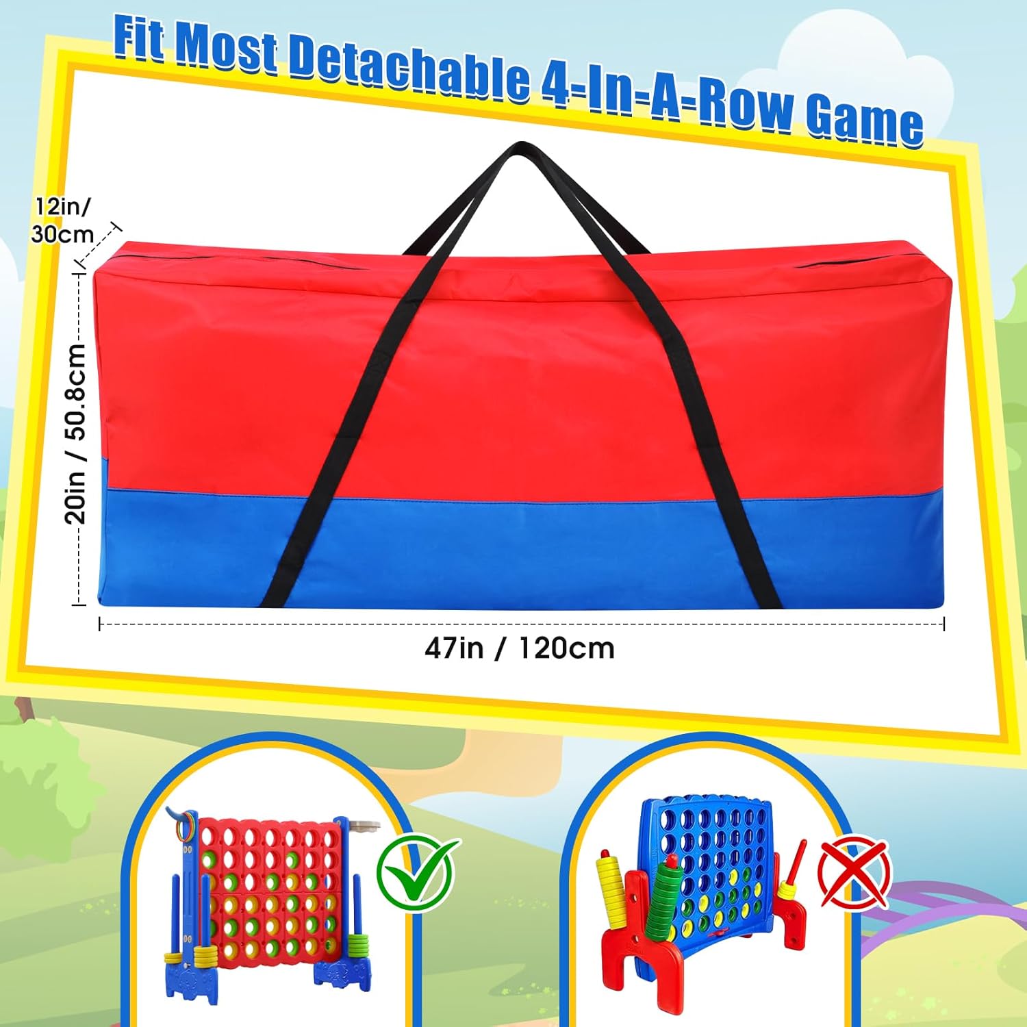 Giant Connect 4 Set Carry Bag