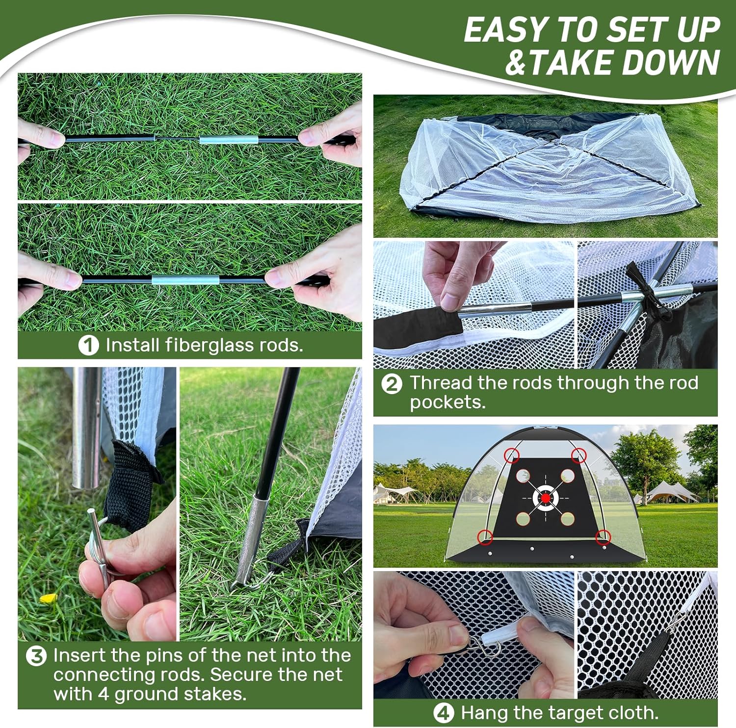 Golf Practice Net Set