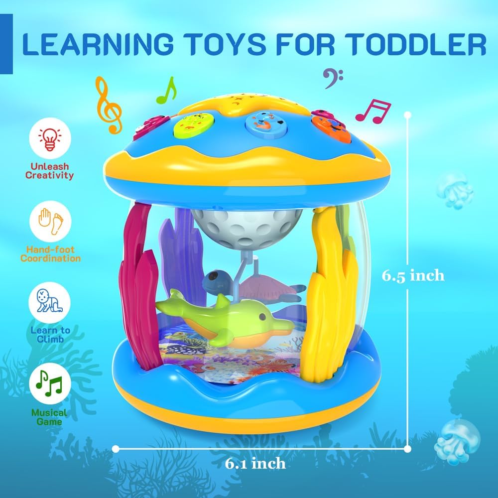 Rotating Lightup Toy Pink
