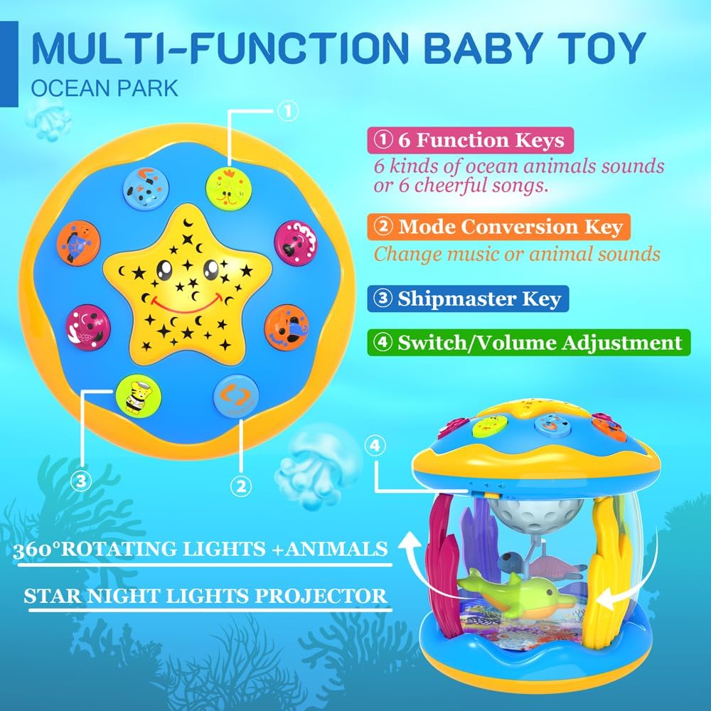 Rotating Lightup Toy Pink