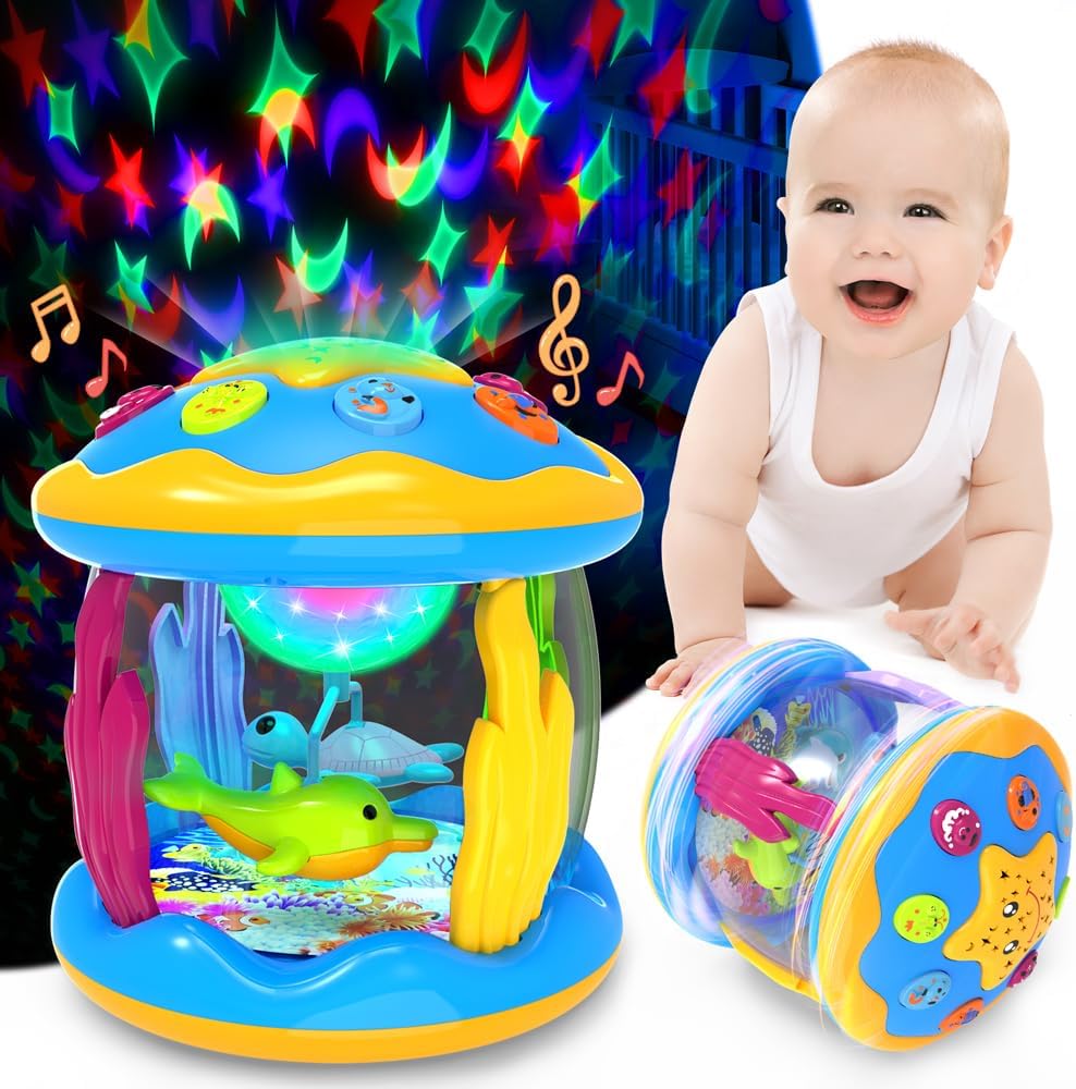 Rotating Lightup Toy Pink