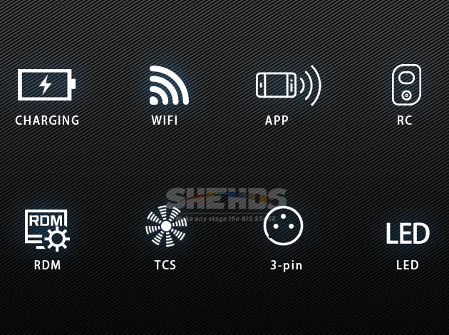 Shehds Wireless Battery LED Uplight