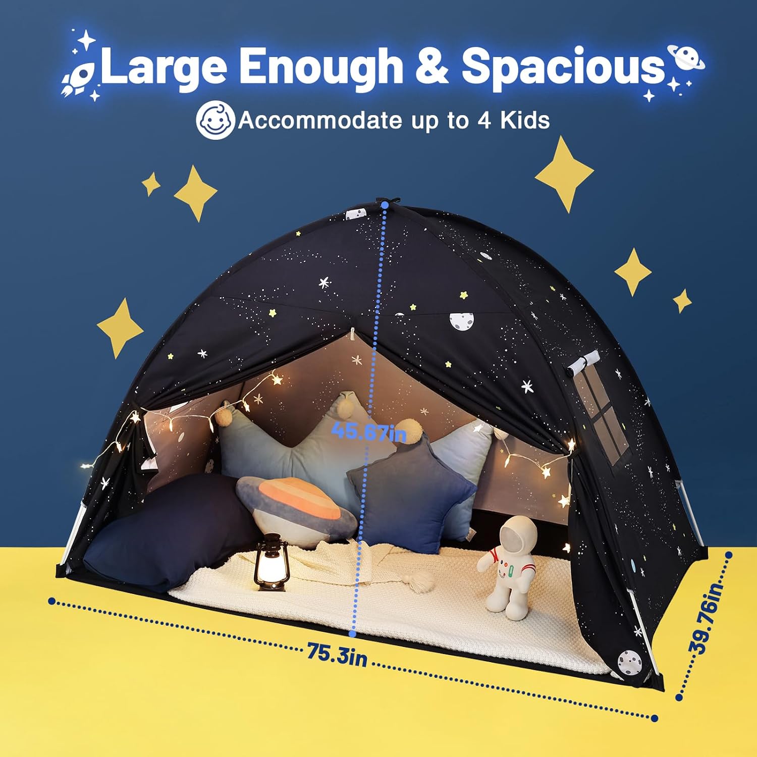 Space Tents Galaxy (black)